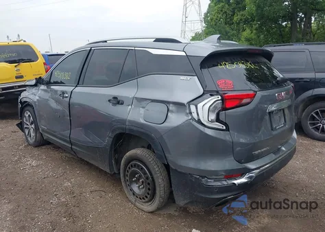 2019 GMC Terrain Slt из США, поврежденный, VIN 3GKALPEX5KL355427